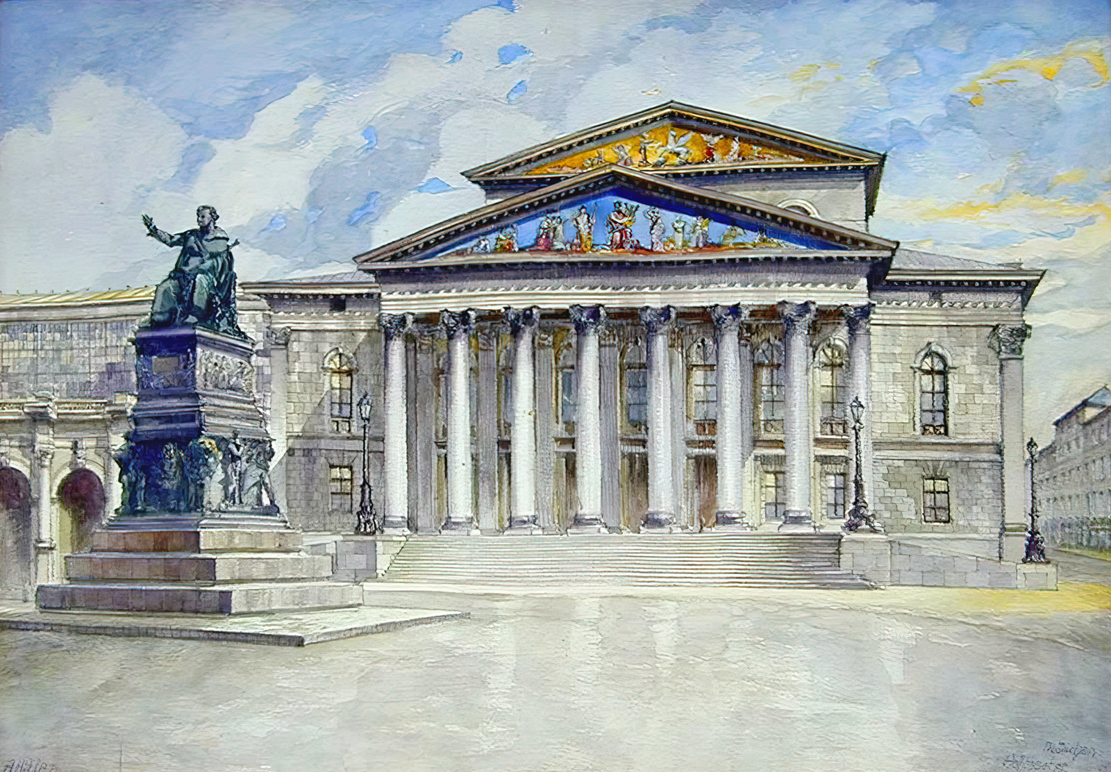 Адольф Гитлер, «Мюнхенский оперный театр», 1914 г.