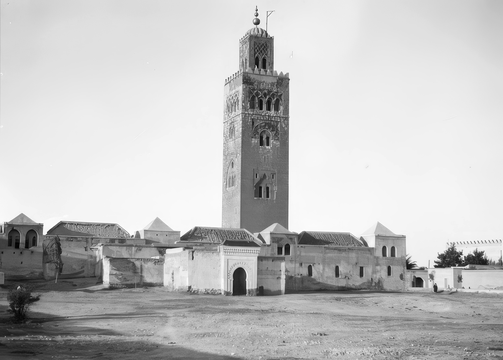 Минарет мечети Аль-Кутубия, 1930 г.